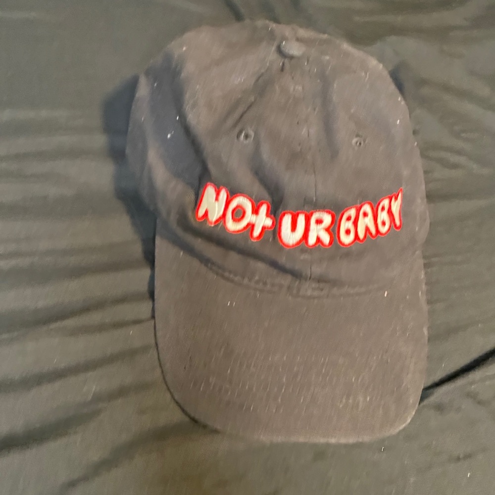 Black Caption Cap